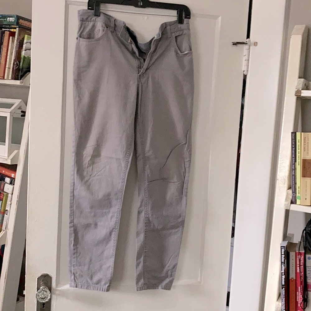 Vintage Grey Chino Slim Fit Slacks (32x30)